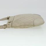 Gucci GG Canvas Guccissima Shoulder Bag White ki2988