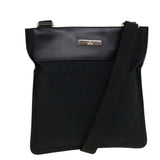 Gucci GG Canvas Flat Shoulder Bag Black 0348 ki2992