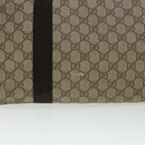 Gucci GG Canvas Tote Bag PVC Leather Beige 141624 ki3005