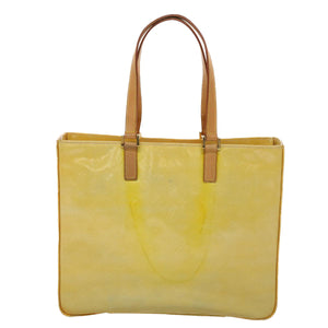 Louis Vuitton Monogram Vernis Columbus Tote Bag Gris LV Auth ki3067