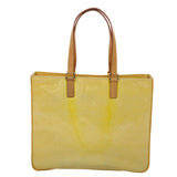 Louis Vuitton Monogram Vernis Columbus Tote Bag Gris LV Auth ki3067