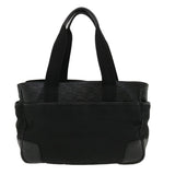 Gucci Guccissima Tote Bag Canvas Leather Black kk141