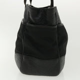 Gucci Guccissima Tote Bag Canvas Leather Black kk141