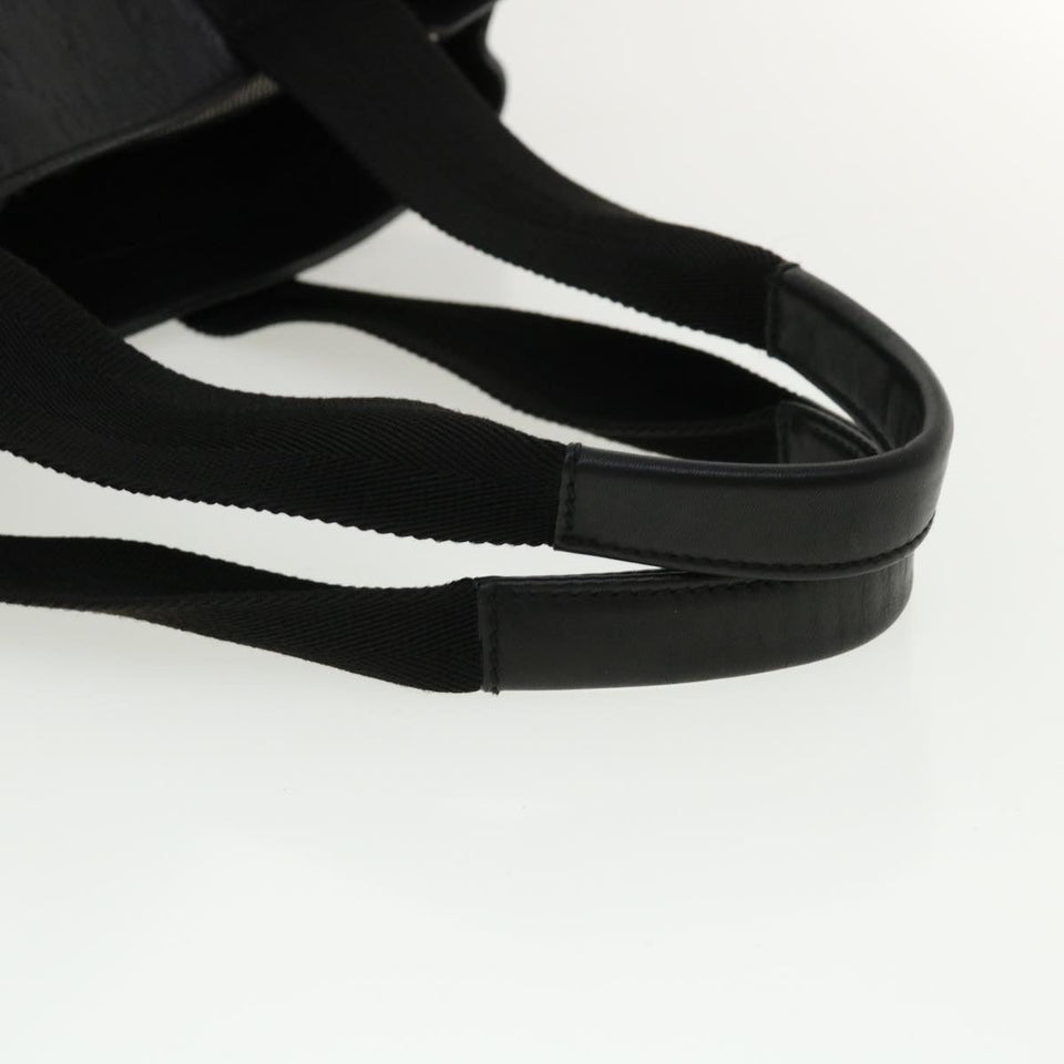 Gucci Guccissima Tote Bag Canvas Leather Black kk141