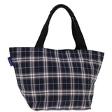 Luxury BurberrySs Blue Label Nova Check Tote Bag Nylon Navy Auth kk240