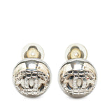 Chanel Metal Coco Mark Ball Earrings 00A