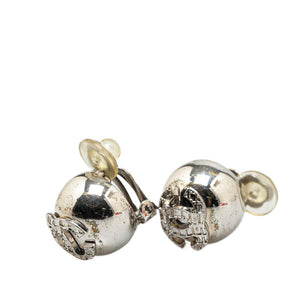 Chanel Metal Coco Mark Ball Earrings 00A