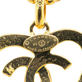 Chanel Gold-Plated Coco Mark Heart Motif Necklace 95P
