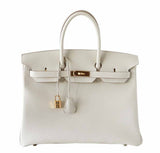 HermesBirkin 35 Craie Togo Bag