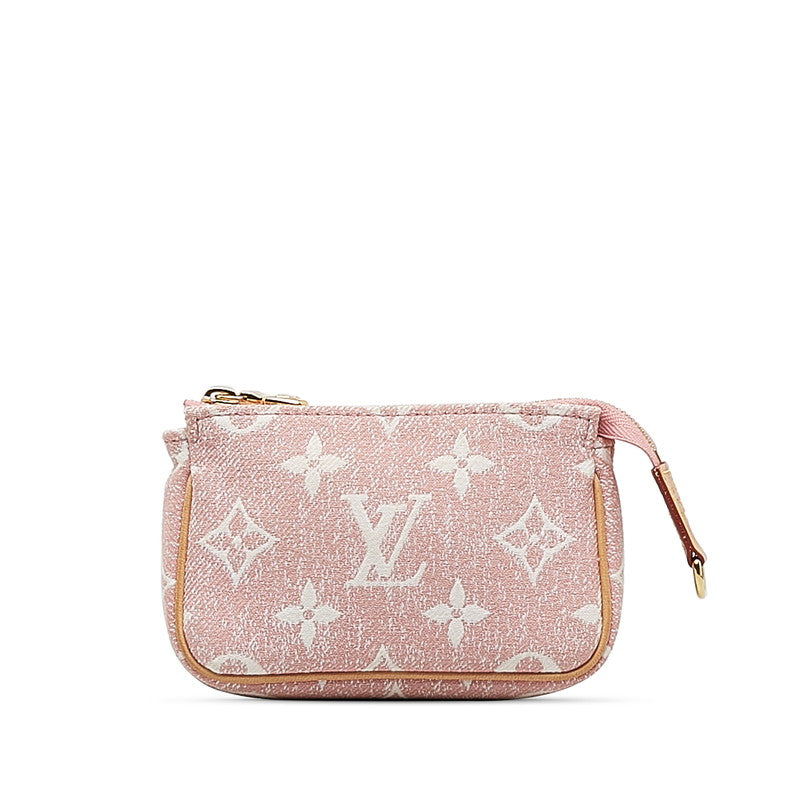 Louis Vuitton Jacquard Micro Pochette Accessoires Pink Clutch