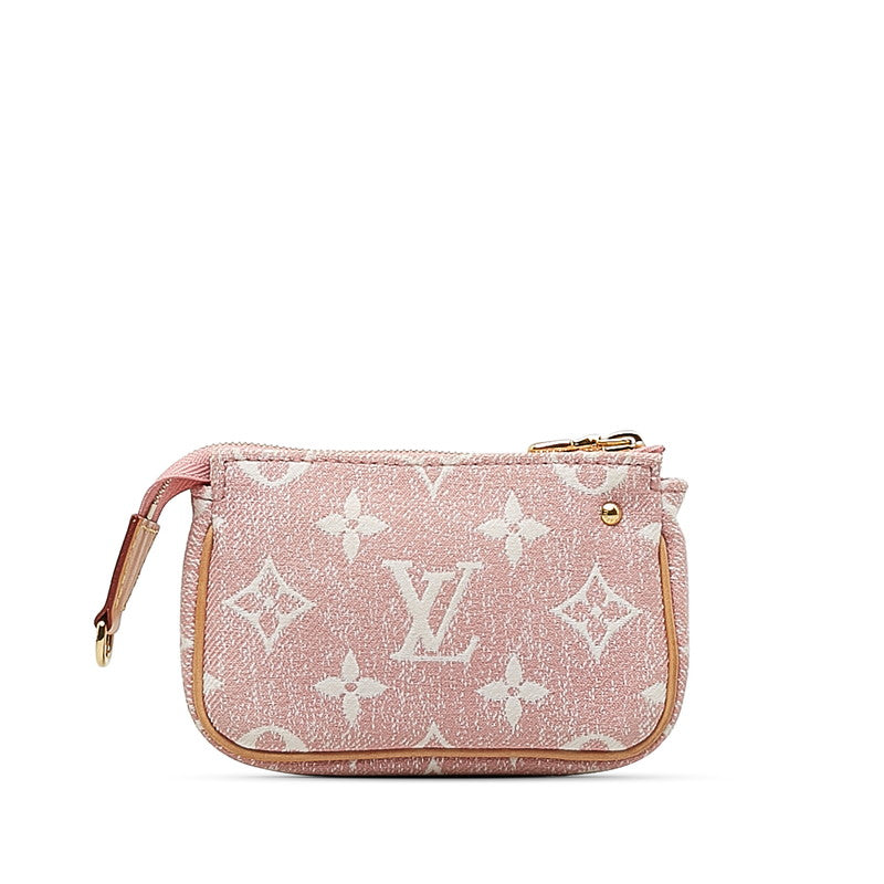 Louis Vuitton Jacquard Micro Pochette Accessoires Pink Clutch
