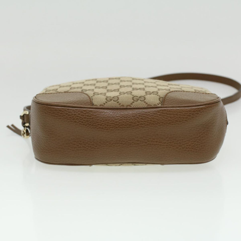 Gucci GG Canvas Shoulder Bag Beige lt695