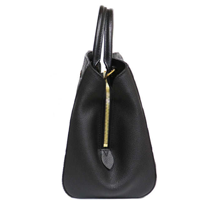 Louis Vuitton Montaigne MM Emplant Black 2way Shoulder Bag