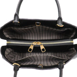 Louis Vuitton Montaigne MM Emplant Black 2way Shoulder Bag