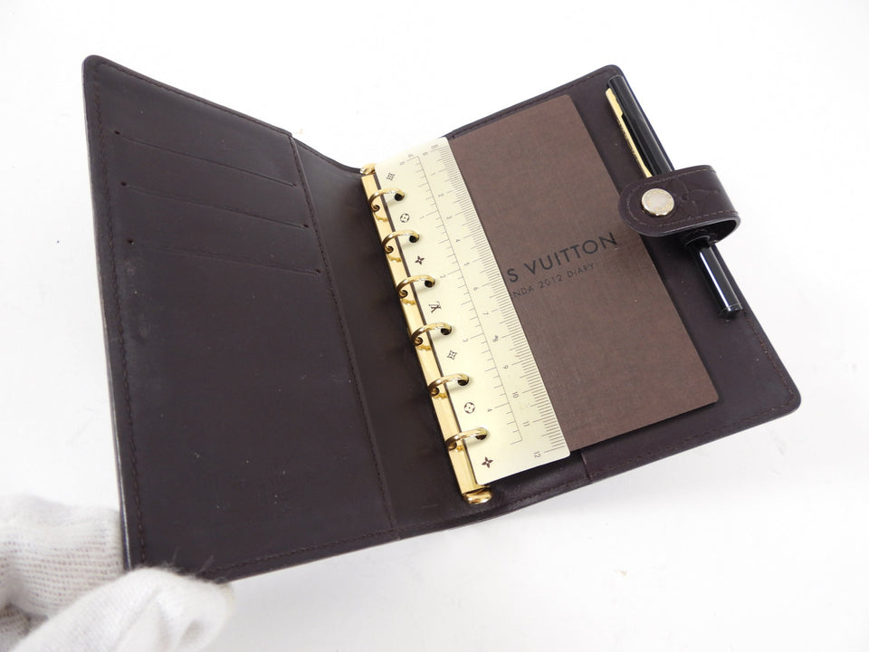 Louis Vuitton Amarante Vernis Agenda Organizer Cover