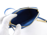 Louis Vuitton Blue Epi Alma Mini Chain Crossbody Bag