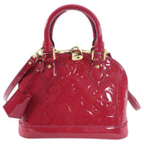 Louis Vuitton Alma BB Vernis Fuchsia Rose Indien Crossbody Bag