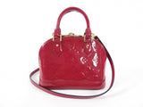 Louis Vuitton Alma BB Vernis Fuchsia Rose Indien Crossbody Bag