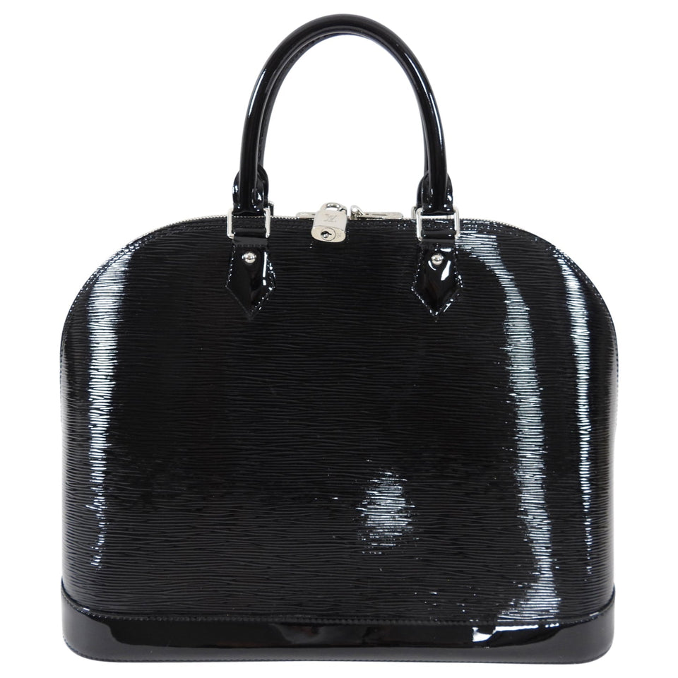 Louis Vuitton Black Epi Electric Alma GM Bag