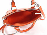 Louis Vuitton Orange Epi Alma PM Silvertone Hardware