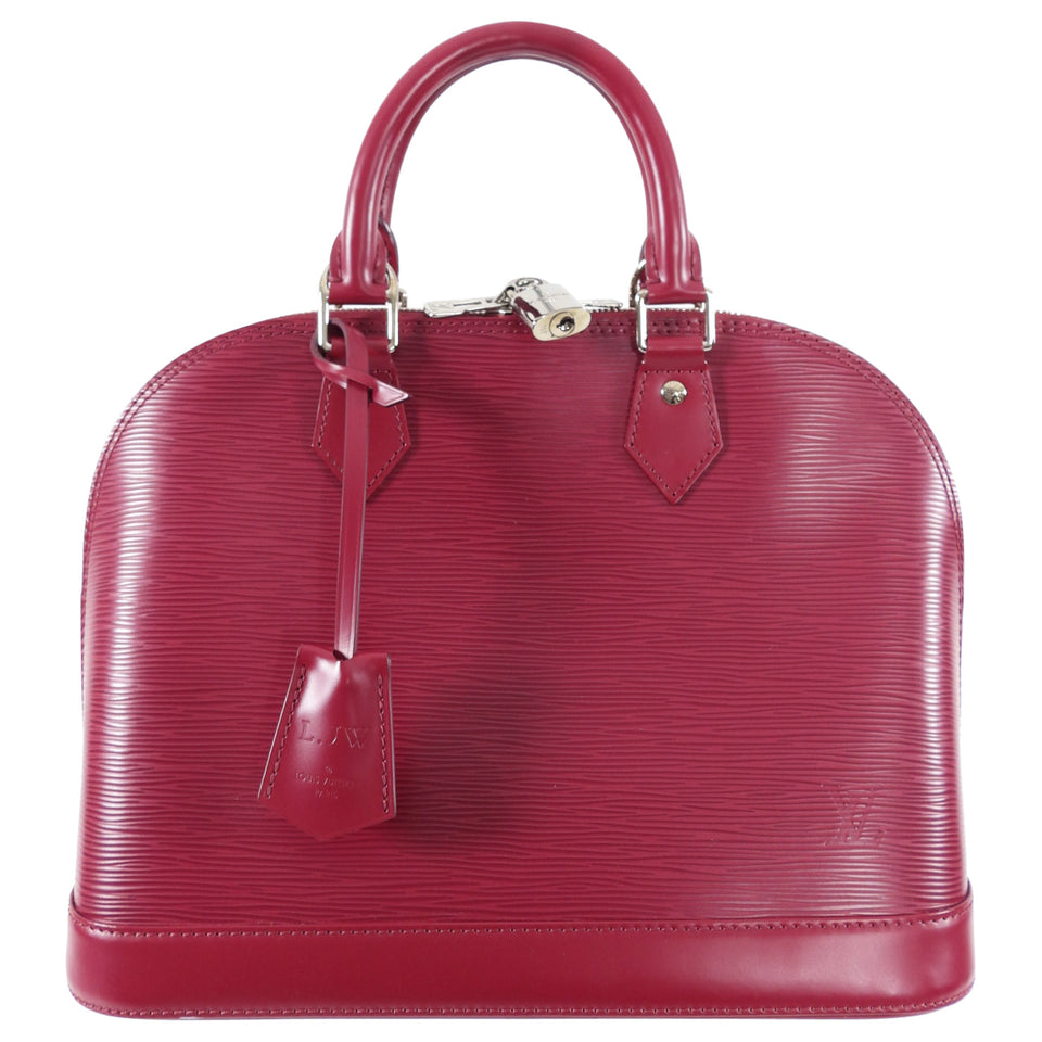 Louis Vuitton Fuchsia Epi Leather Alma PM Bag