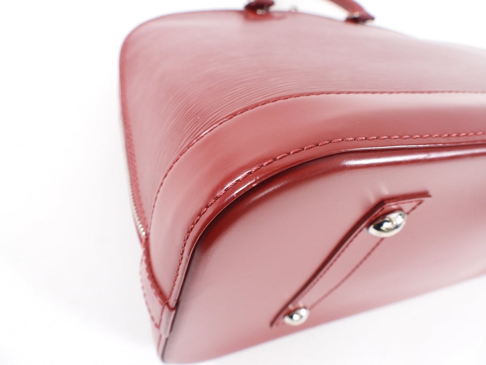Louis Vuitton Carmine Epi Alma GM Bag
