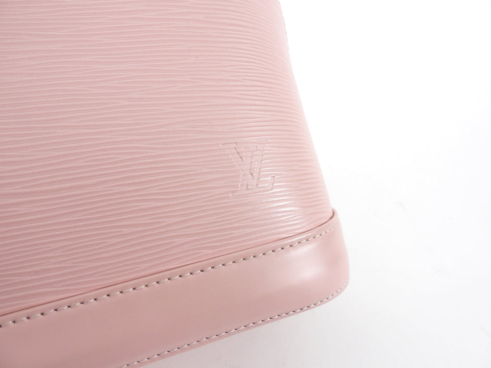 Louis Vuitton Light Pink Rose Ballerine Epi Alma PM with Charm