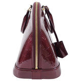 Louis Vuitton Alma PM bag in Monogram Vernis Rouge Fauviste