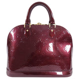 Louis Vuitton Alma PM bag in Monogram Vernis Rouge Fauviste