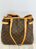 Louis Vuitton LV MONOGRAM BATIGNOLLES VERTICAL VINTAGE BAG
