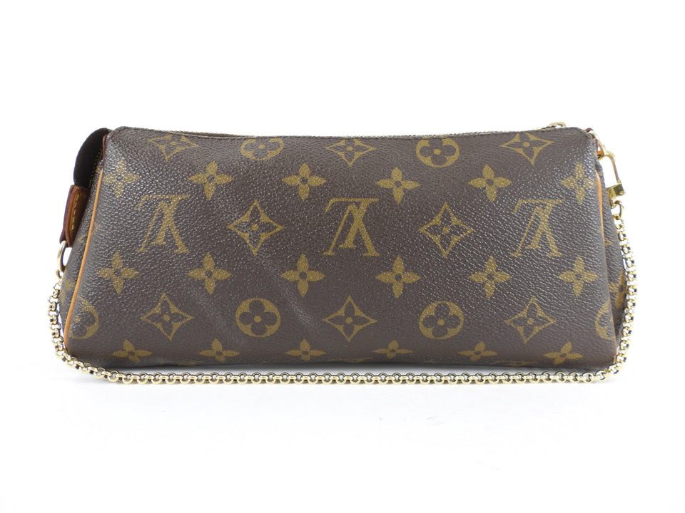 Louis Vuitton Monogram Coated Canvas Eva Chain Clutch
