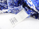 Louis Vuitton Blue and White Silk Twill Bandana Print Shorts - 38
