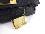 Louis Vuitton Black Leather Monogram Embroidered Limelight Altair Clutch