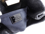 Louis Vuitton Black Leather Monogram Embroidered Limelight Altair Clutch