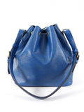 Louis Vuitton Blue Vintage 1994 Epi Noe PM Bucket Bag