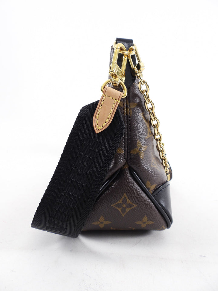 Louis Vuitton Monogram Boulogne Two Way Bag with Bandouliere Coin Strap