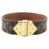 Louis Vuitton Nano Monogram Leather Bracelet