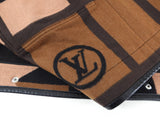 Louis Vuitton Brown and Black Geometric Logo Hooded Coat - FR40 / USA 8