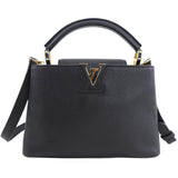 Louis Vuitton Black Taurillon Leather Capucines BB Crossbody Bag