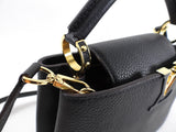 Louis Vuitton Black Taurillon Leather Capucines BB Crossbody Bag