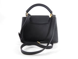 Louis Vuitton Black Taurillon Leather Capucines BB Crossbody Bag