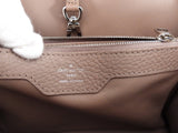 Louis Vuitton Light Beige Pink Taruillon Capucines MM Top Handle Bag