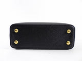 Louis Vuitton Capucines Mini Python and Black Leather Bag