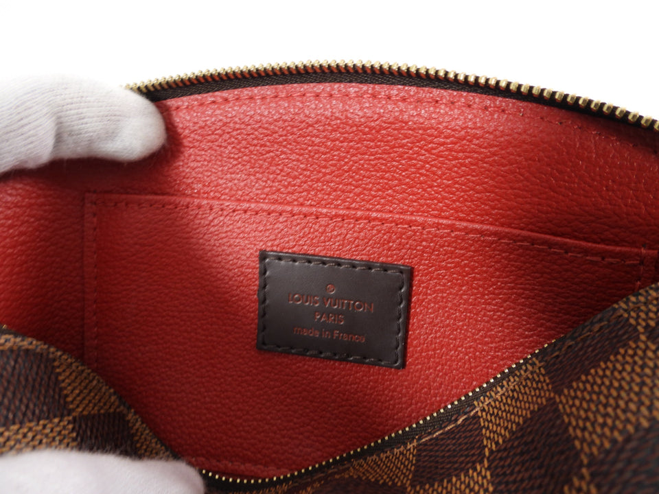 Louis Vuitton Damier Ebene Canvas Small Cosmetic Pouch