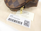 Louis Vuitton Damier Ebene Canvas Small Cosmetic Pouch