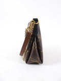 Louis Vuitton Monogram Canvas Pallas Clutch Convertible Crossbody Bag