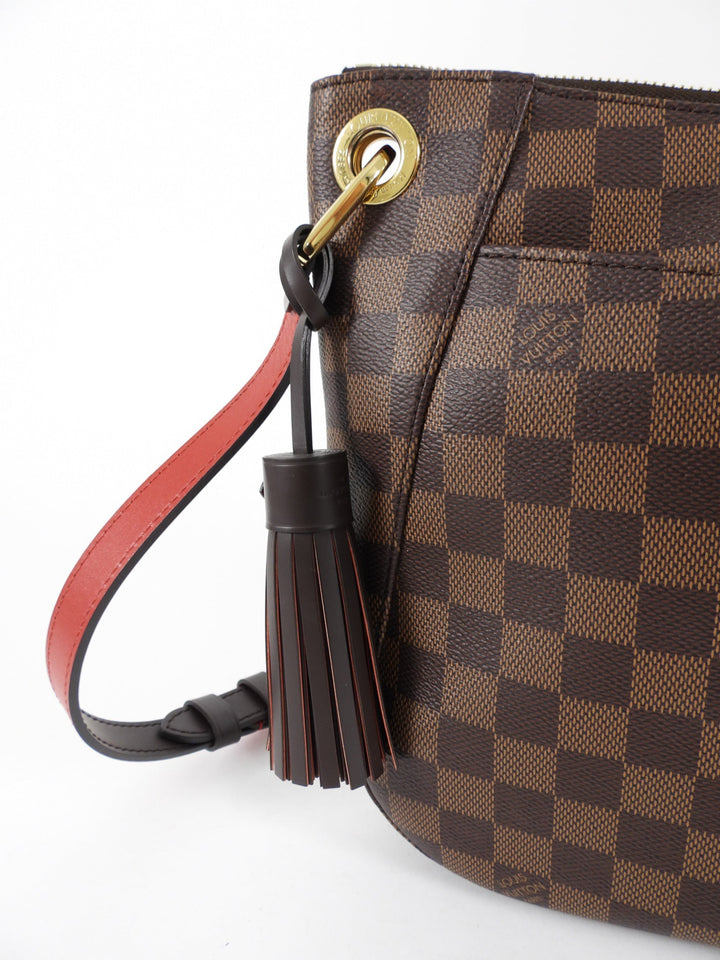 Louis Vuitton Damier Ebene Coated Canvas Southbank Crossbody Messenger Bag