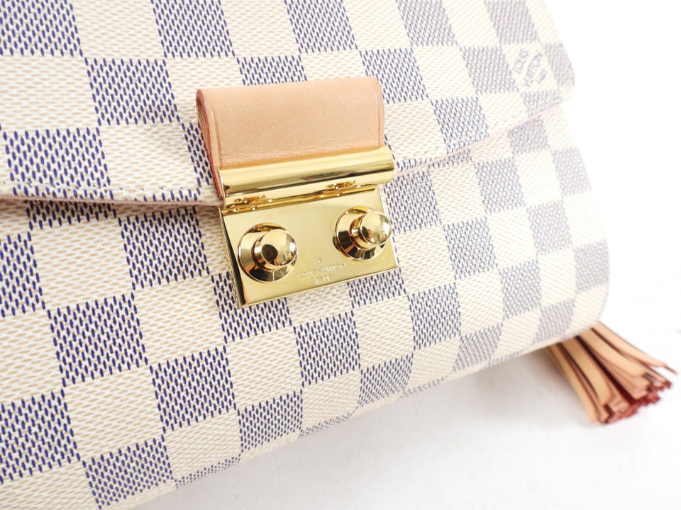 Louis Vuitton Damier Azur Croisette Crossbody Bag