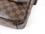 Louis Vuitton Damier Ebene Shelton MM Laptop Messenger Bag