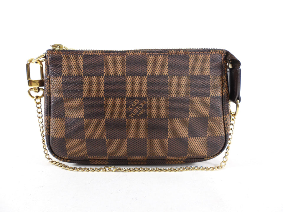 Louis Vuitton Damier Ebene Mini Pochette Accessoires Bag